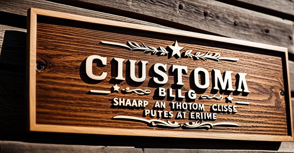 Signalétique bois personnalisée : style et qualité à petit prix