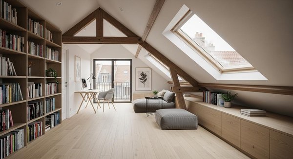 Optimisez l'aménagement des combles à Lille : les atouts d'un espace sur-mesure